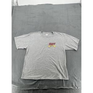 Vintage Fruit Of The Loom T-Shirt XL Gray Made in USA Stingray Cayman Island